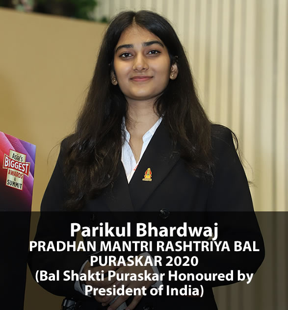 PARIKUL BHARDWAJ - PRADHAN MANTRI RASHTRIYA BAL PURASKAR 2020 (Bal Shakti Puraskar Honoured by President of India)